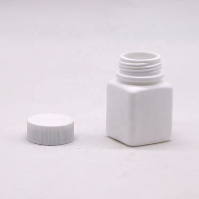 산업용 의약품 HDPE 30cc 평면 플라스틱 알약 캡슐 병