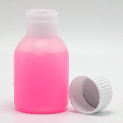 PE 시럽 병 60mL / 2oz 흰색 / 파란색 불투명한 색상 사용자 정의 색상 옵션