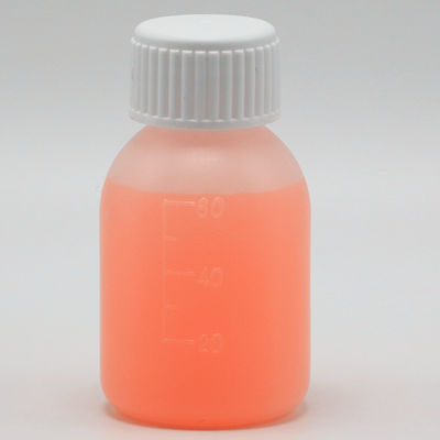 PE 시럽 병 60mL / 2oz 흰색 / 파란색 불투명한 색상 사용자 정의 색상 옵션