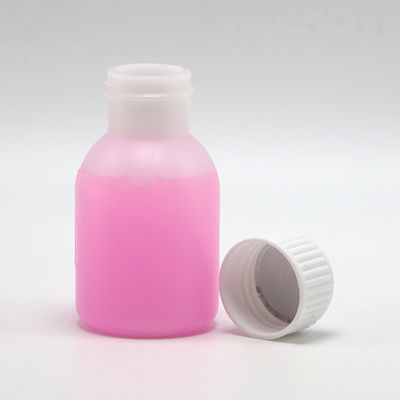 PE 시럽 병 60mL / 2oz 흰색 / 파란색 불투명한 색상 사용자 정의 색상 옵션