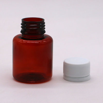 70ML PET 앰버 메이퍼 기침 시럽 안전 캡과 열 밀폐가 있는 구강 액체 병