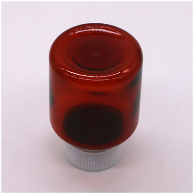 70ML PET 앰버 메이퍼 기침 시럽 안전 캡과 열 밀폐가 있는 구강 액체 병