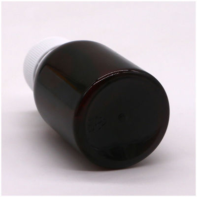 80ML PET 메이플 기침 시럽 스크린 프린팅 및 안전 캡과 함께 구강 액체 병