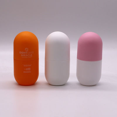 인기 있는 120cc/130ml/180ml HDPE 캡슐 모양의 병
