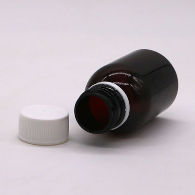 80ML PET 메이플 기침 시럽 스크린 프린팅 및 안전 캡과 함께 구강 액체 병