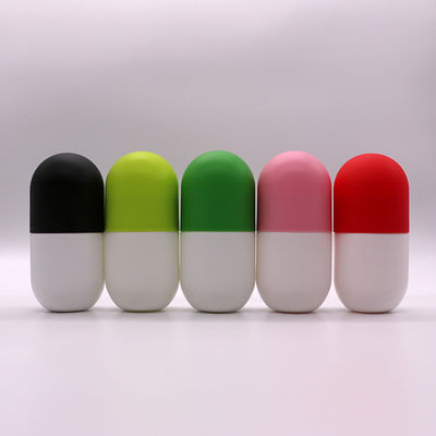 인기 있는 120cc/130ml/180ml HDPE 캡슐 모양의 병
