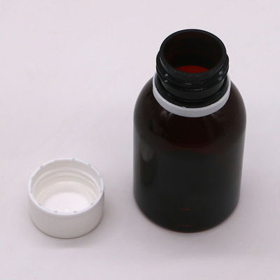 80ML PET 메이플 기침 시럽 스크린 프린팅 및 안전 캡과 함께 구강 액체 병