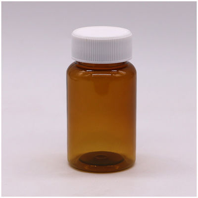 100ML PET 암버 플라스틱 의약품 병 알약/비타민/캡슐 칼라 재료 PET