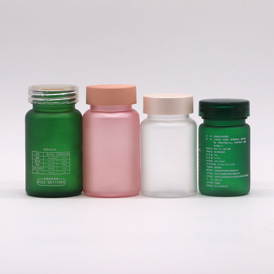 100ML PET 암버 플라스틱 의약품 병 알약/비타민/캡슐 칼라 재료 PET