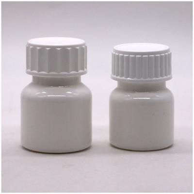 맞춤형 로고 30ml PE 화이트 알약 약 병 고 내구성 스크루 캡