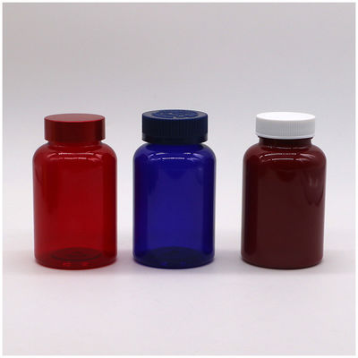 PET 플라스틱 타입 175ML/6OZ 캡슐 약병 병 CRC 나사 플립 톱 캡