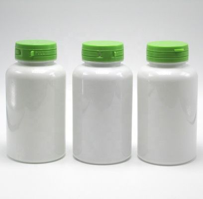 220ml 건강 관리 제품 기본 재료 PET 흰색 둥근 병