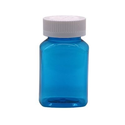 고체 병 스퀴 뚜?? 이 있는 분말 병 120ml PET 정면 투명 플라스틱 병