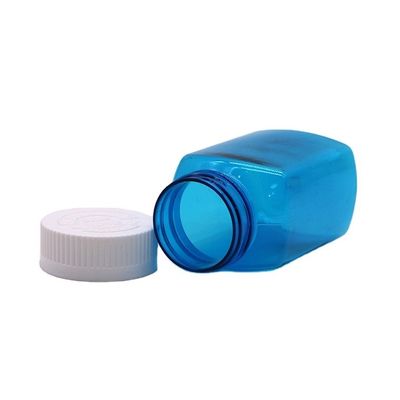 고체 병 스퀴 뚜?? 이 있는 분말 병 120ml PET 정면 투명 플라스틱 병