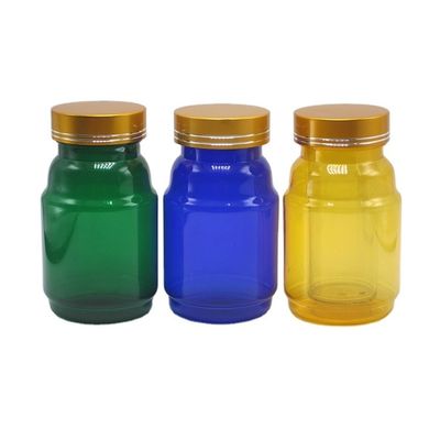 어린이 보호 뚜?? 약국용 PET 알약 용기 250mL 알약 캡슐 보관