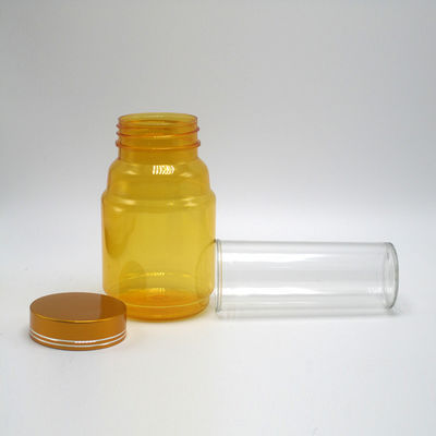 어린이 보호 뚜?? 약국용 PET 알약 용기 250mL 알약 캡슐 보관