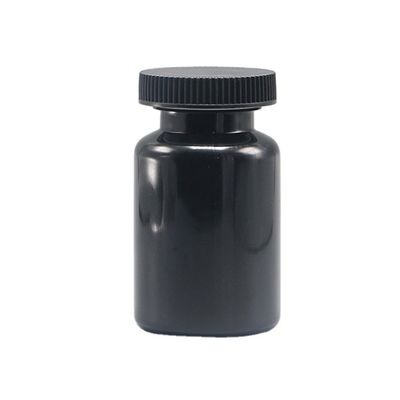 90mL PET 둥근 모양의 플라스틱 병 약용 솔리드 태블릿 캡슐 저장 용액