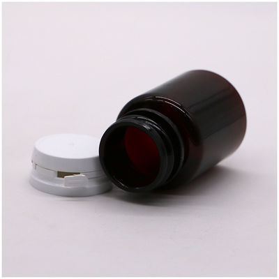 사용자 지정 색상 50ml 앰버 PET 알약 캡슐 찢어질 수 있는 뚜?? / 나사 뚜?? 이 있는 생선 기름 병