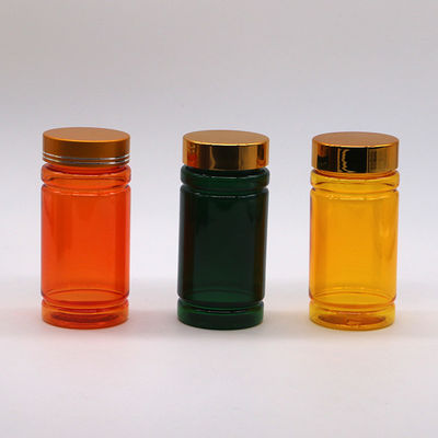 175ML 용량 PET 플라스틱 캡슐 약병 병 CRC 나사 플립 톱 캡