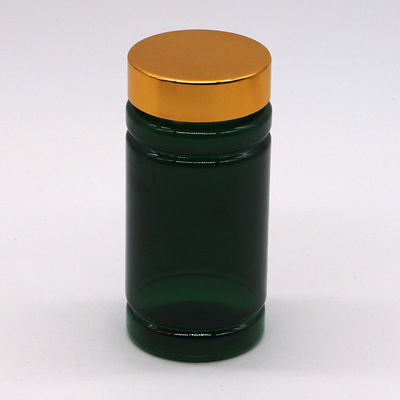175ML 용량 PET 플라스틱 캡슐 약병 병 CRC 나사 플립 톱 캡