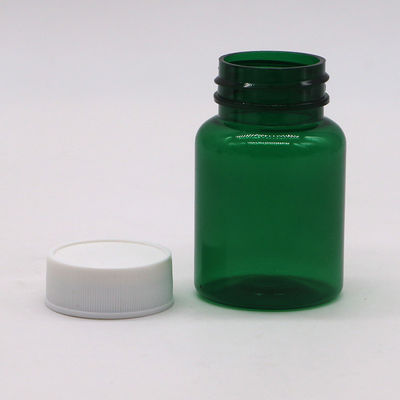 산업 의학 50ml 스크루 캡과 맞춤 라벨 인쇄 PET 플라스틱 병