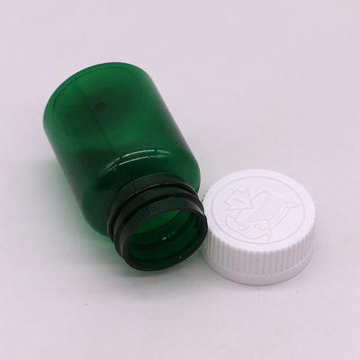 산업 의학 50ml 스크루 캡과 맞춤 라벨 인쇄 PET 플라스틱 병