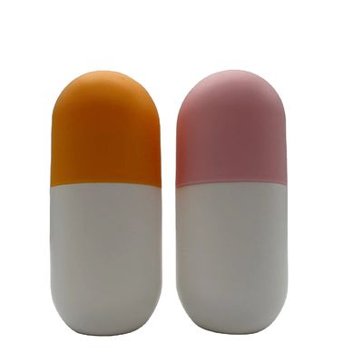 스크루 캡 130ml HDPE 캡슐 병 보충용 과자 알약 알약 플라스틱 의학
