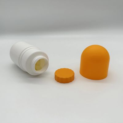 스크루 캡 130ml HDPE 캡슐 병 보충용 과자 알약 알약 플라스틱 의학