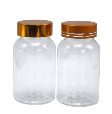 120ml 넓은 입 플립 톱 캡 PET 병 맞춤형 알약 병 보충 컨테이너