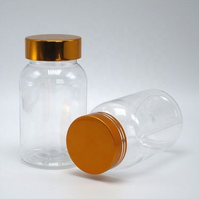 120ml 넓은 입 플립 톱 캡 PET 병 맞춤형 알약 병 보충 컨테이너