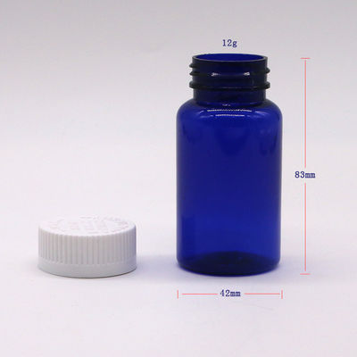 75ml 원형 PET 플라스틱 병, 스크루 캡 및 사용자 지정 레이블 인쇄 서비스