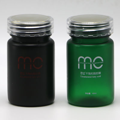 70ml 의약품 분말 캡슐 스크루 캡과 라벨 인쇄가 있는 PET 플라스틱 병