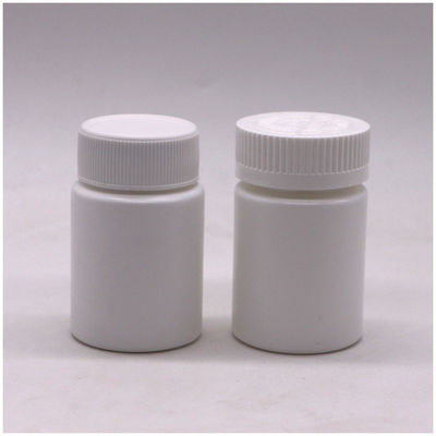 80ml HDPE 병 넓은 입 빈 캡슐 컨테이너 나사 캡과 어린이 안전 캡