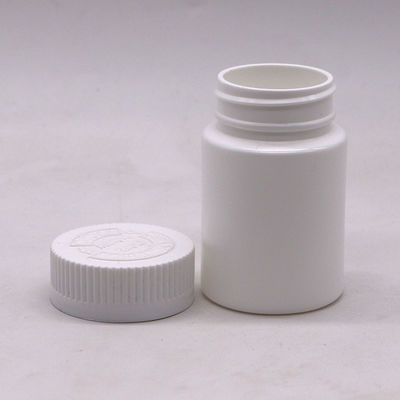 80ml HDPE 병 넓은 입 빈 캡슐 컨테이너 나사 캡과 어린이 안전 캡