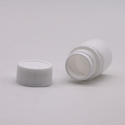 의약품 고체 태블릿 캡슐 보관 PE 플라스틱 병 5mL 원형 나사 뚜?? 이 있습니다