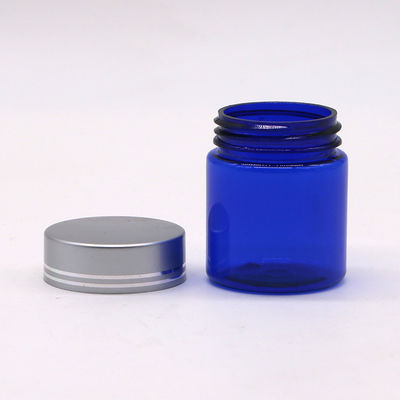 재충전 가능한 40ml/1.3oz PET 알약 캡슐 은 알루미늄 나사 캡과 함께 생선 기름 병