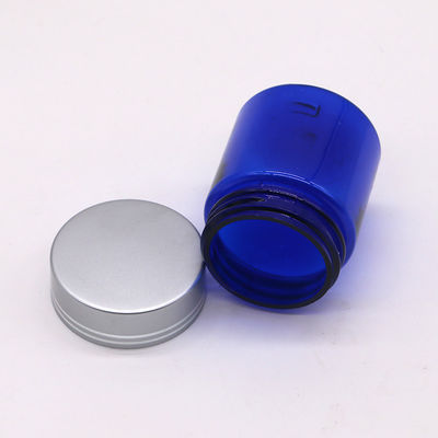 재충전 가능한 40ml/1.3oz PET 알약 캡슐 은 알루미늄 나사 캡과 함께 생선 기름 병