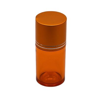 재충전 가능한 60ml PET 알약 캡슐 금 은 알루미늄 나사 모자를 가진 생선 기름 병