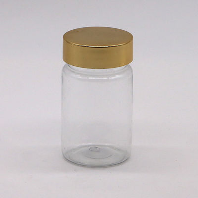헬스케어 70ML PET 플라스틱 캡슐 알약 병 금 은 캡
