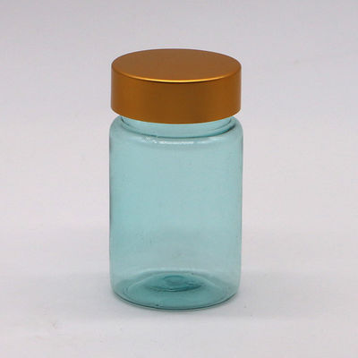 헬스케어 70ML PET 플라스틱 캡슐 알약 병 금 은 캡