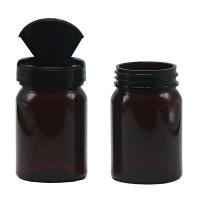 스크린 프린팅 80ML PET 의료 플라스틱 캡슐 알약을 위한 재충전 병