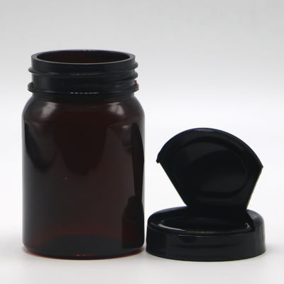 스크린 프린팅 80ML PET 의료 플라스틱 캡슐 알약을 위한 재충전 병
