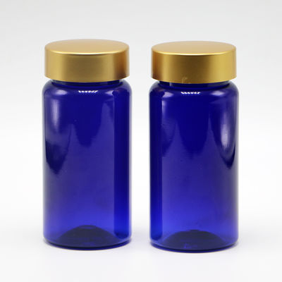 100ml PET 맞춤형 색상 비생성 재충전 약품 플라스틱 병 알약용 태블릿 캡슐 금 코팅 캡슐