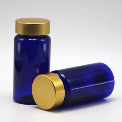 100ml PET 맞춤형 색상 비생성 재충전 약품 플라스틱 병 알약용 태블릿 캡슐 금 코팅 캡슐