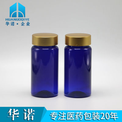 100ml PET 맞춤형 색상 비생성 재충전 약품 플라스틱 병 알약용 태블릿 캡슐 금 코팅 캡슐
