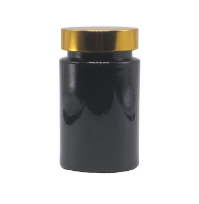 기본 재료 PET 120ml 블랙 플라스틱 병 보충 약 캡슐 의학
