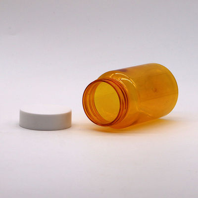 무료 샘플 150ML/CC PET 플라스틱 오렌지 병 약용 알약 보충병 병
