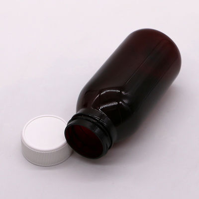 180ML PET 둥근 살균성 기침 시럽 구강 액체 병