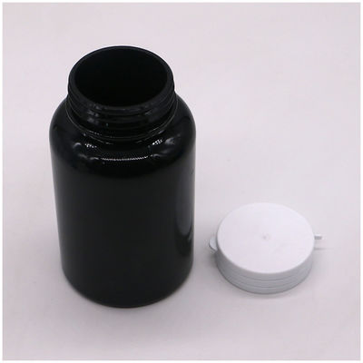 의약품 캡슐 컨테이너를 위해 컬러 PET 250ml 둥근 플라스틱 병