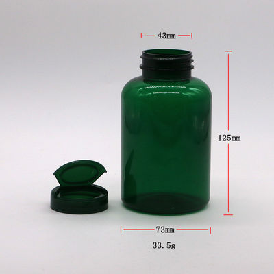 SCREW CAP 350ML PET 의료용 플라스틱 재충전 병 재충전 약물 캡슐